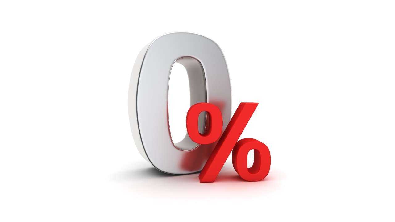0% – bezprocentu kredīts